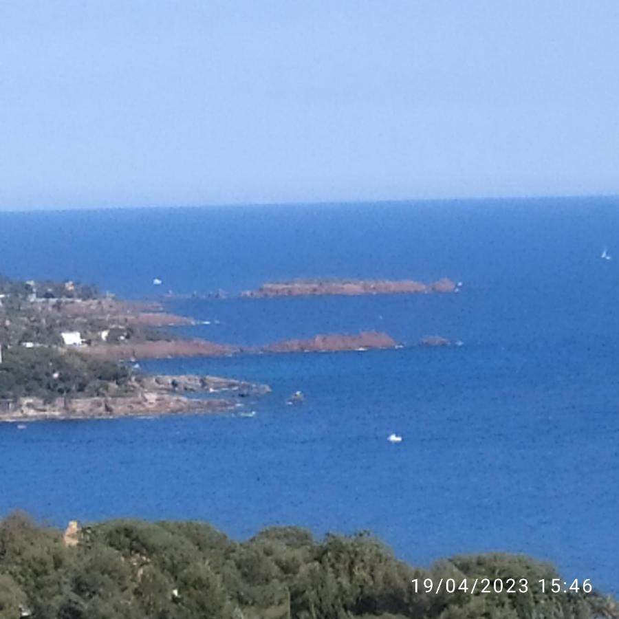 Studio 4P Vue Mer Calme Cap Esterel Saint-Raphaël Екстериор снимка